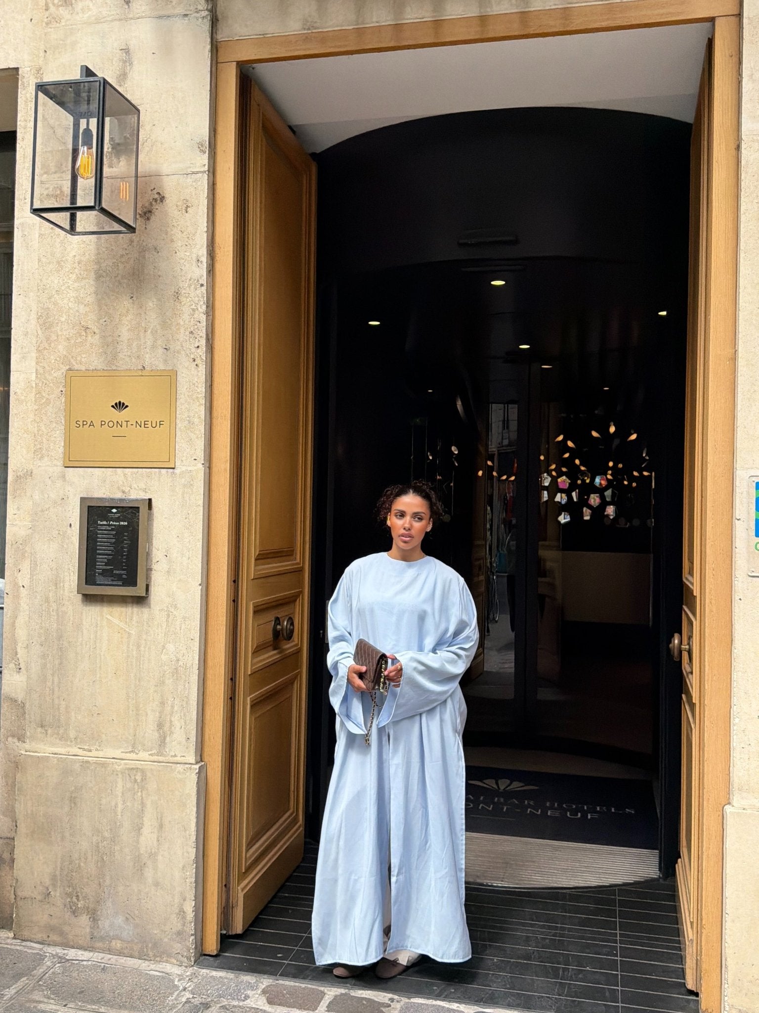 Ensemble Salma Bleu ciel - TAHIRA