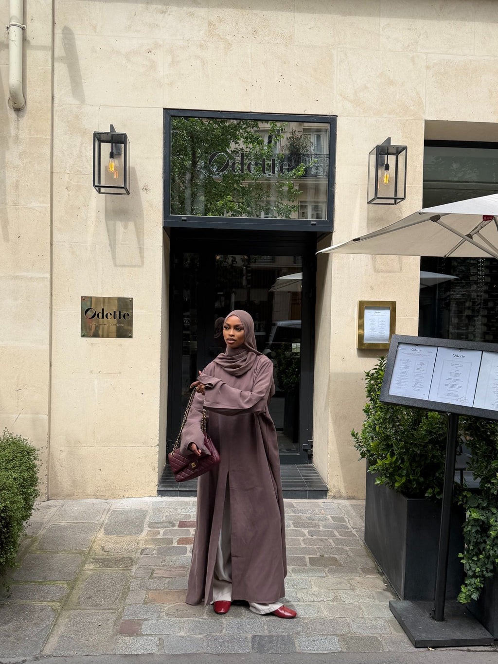 Ensemble Salma Chocolat - TAHIRA