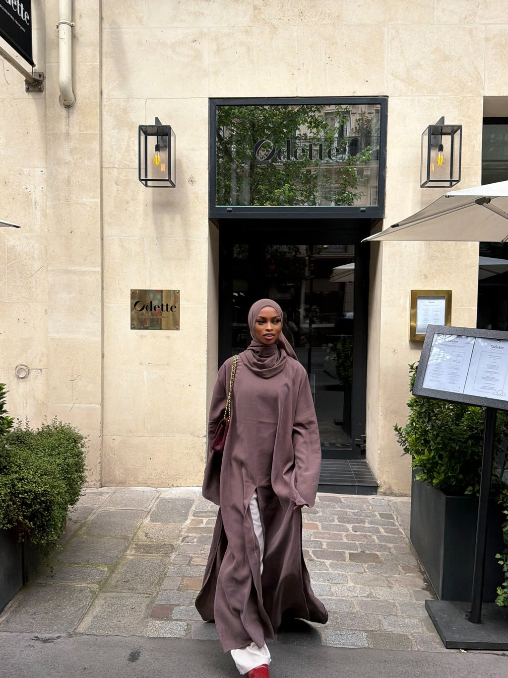 Ensemble Salma Chocolat - TAHIRA