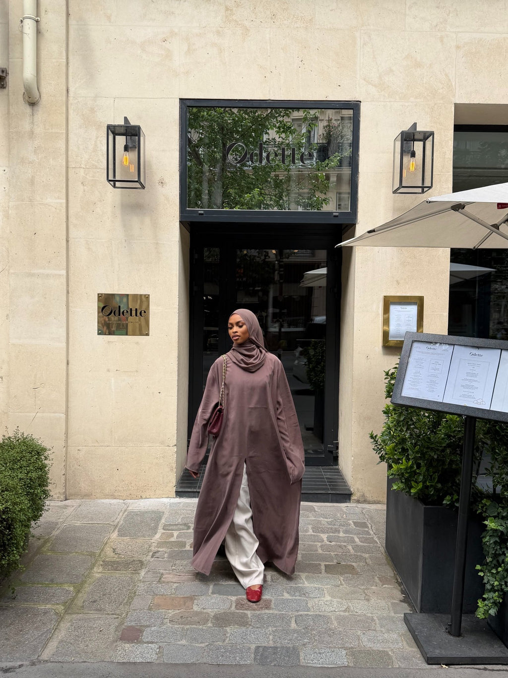 Ensemble Salma Chocolat - TAHIRA