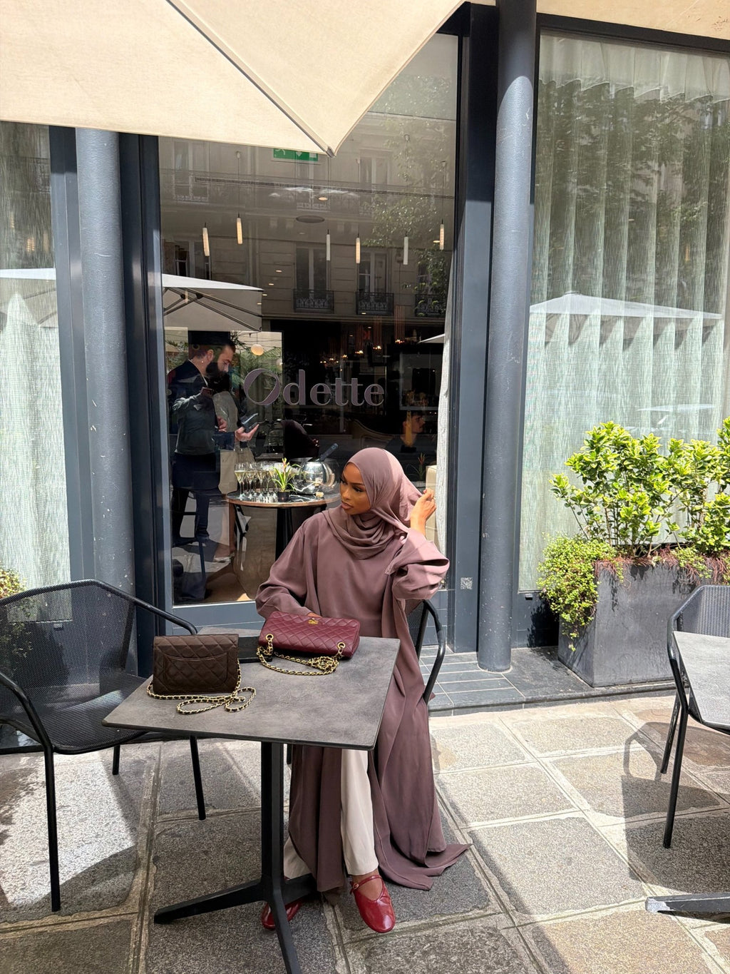 Ensemble Salma Chocolat - TAHIRA