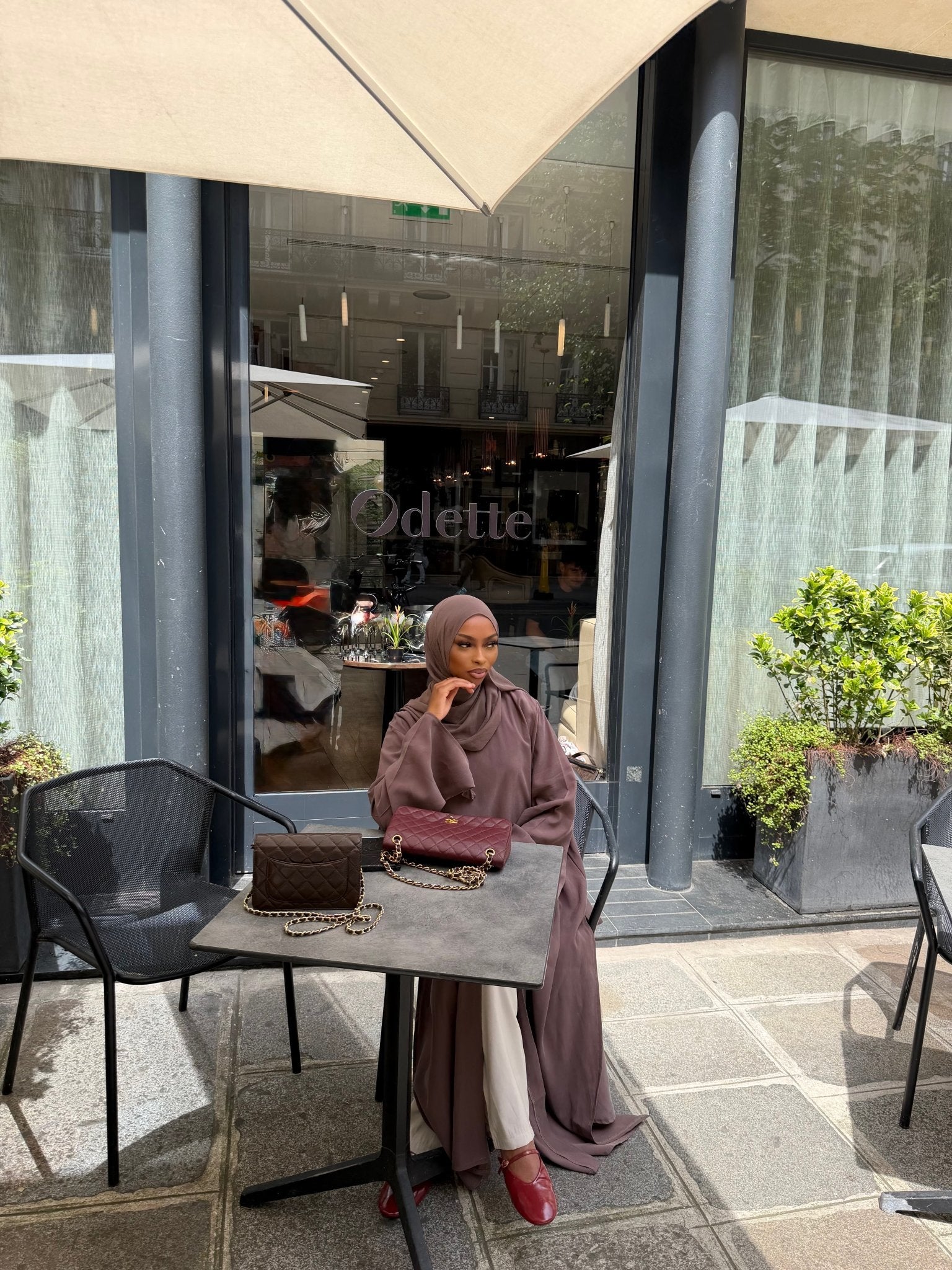 Ensemble Salma Chocolat - TAHIRA