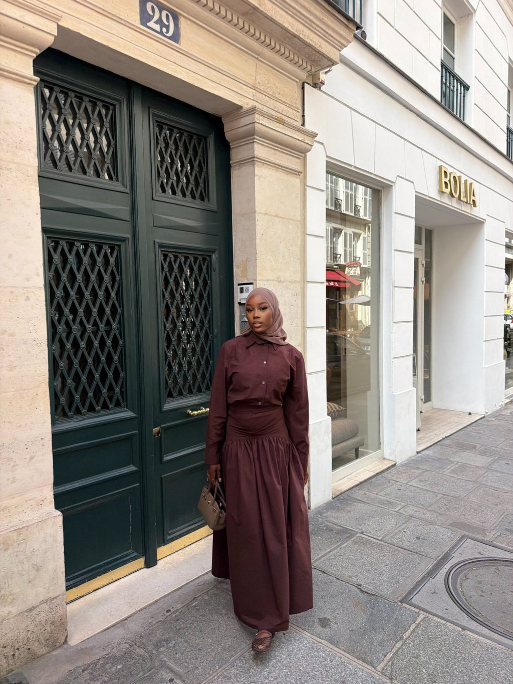 Ensemble Sania - Chocolat - TAHIRA