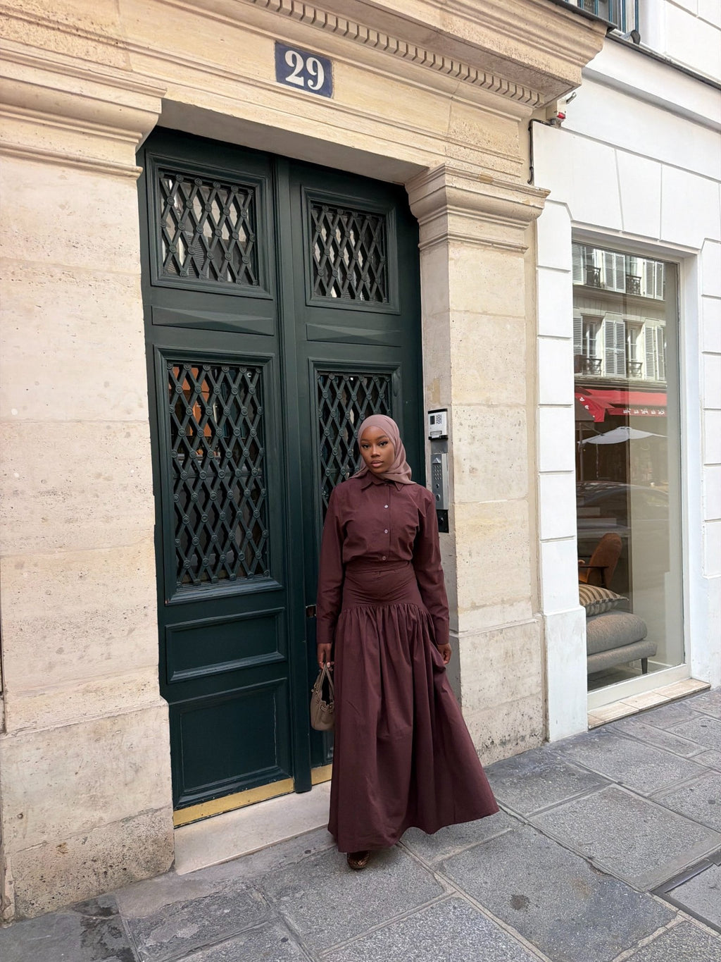 Ensemble Sania - Chocolat - TAHIRA