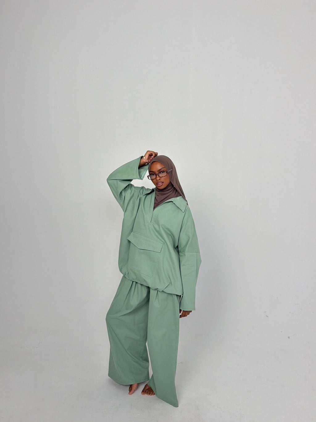 Ensemble Sarah - Vert sauge - TAHIRA