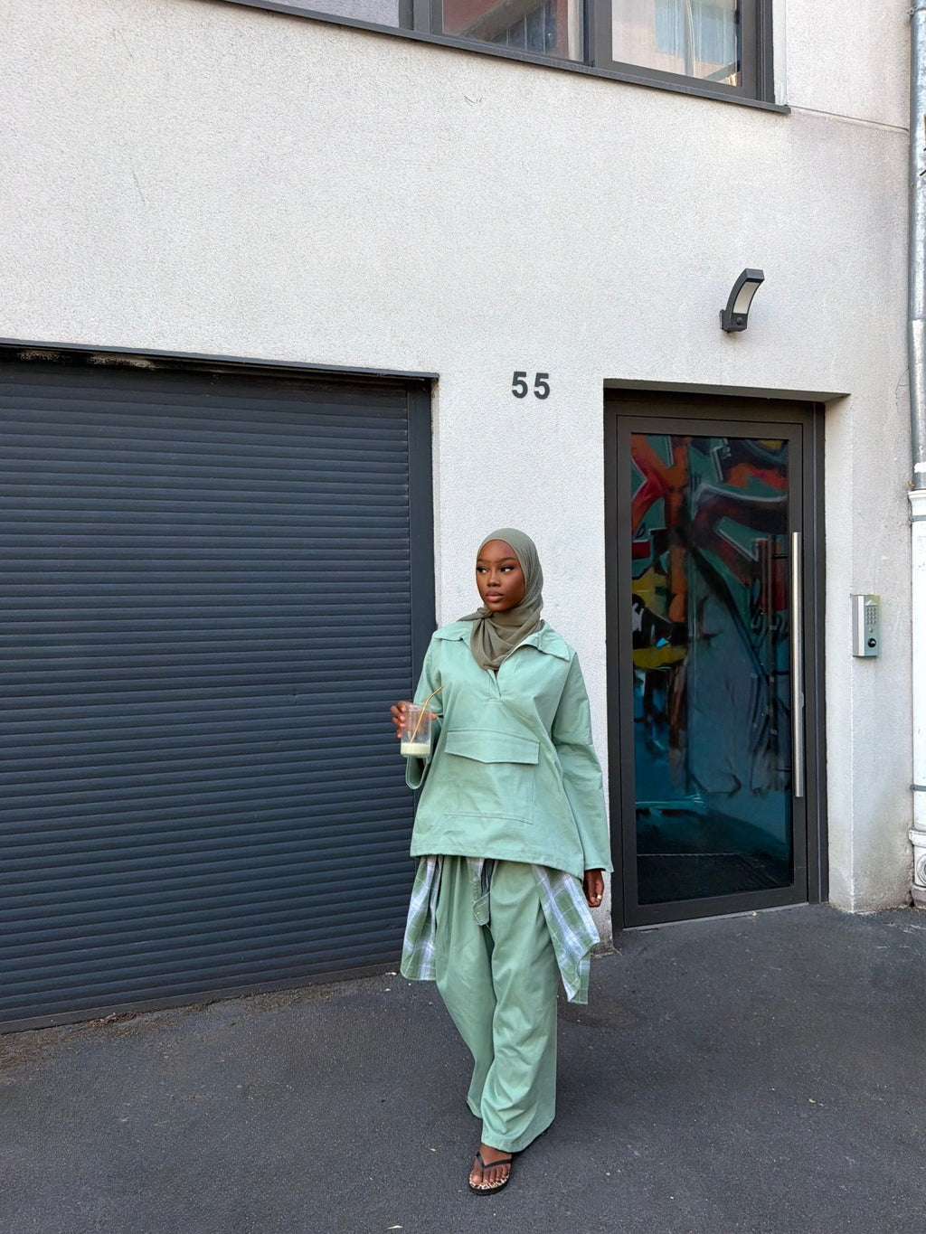 Ensemble Sarah - Vert sauge - TAHIRA