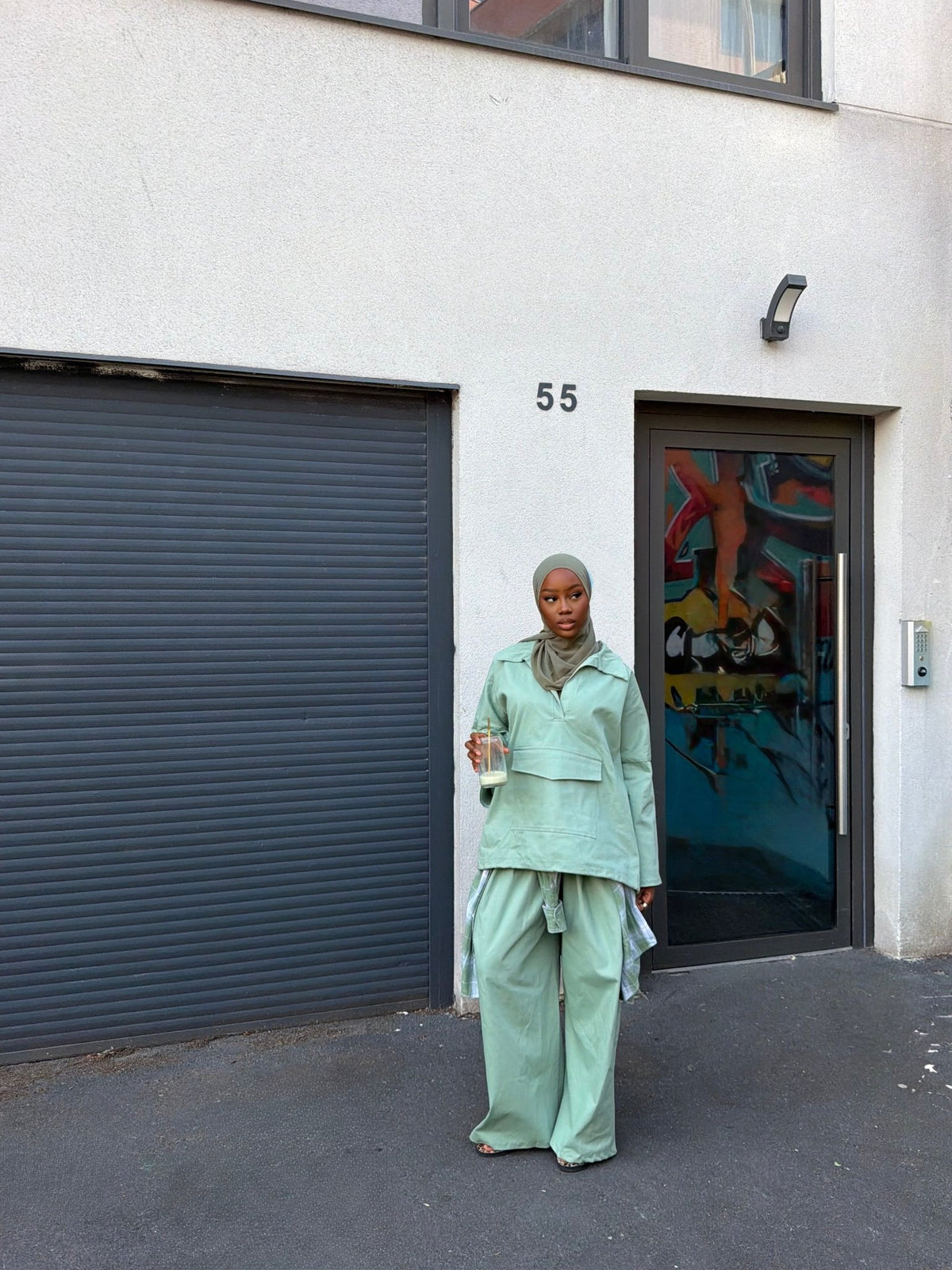 Ensemble Sarah - Vert sauge - TAHIRA