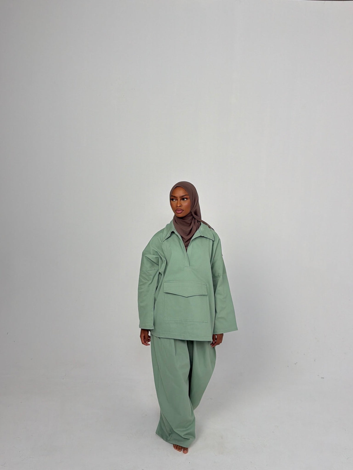 Ensemble Sarah - Vert sauge - TAHIRA