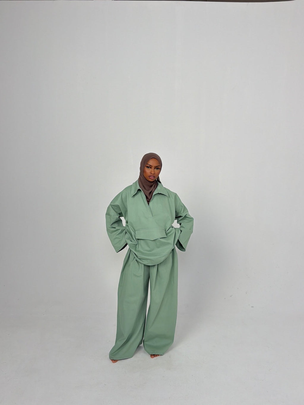 Ensemble Sarah - Vert sauge - TAHIRA