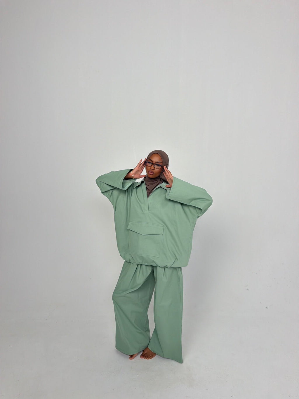 Ensemble Sarah - Vert sauge - TAHIRA