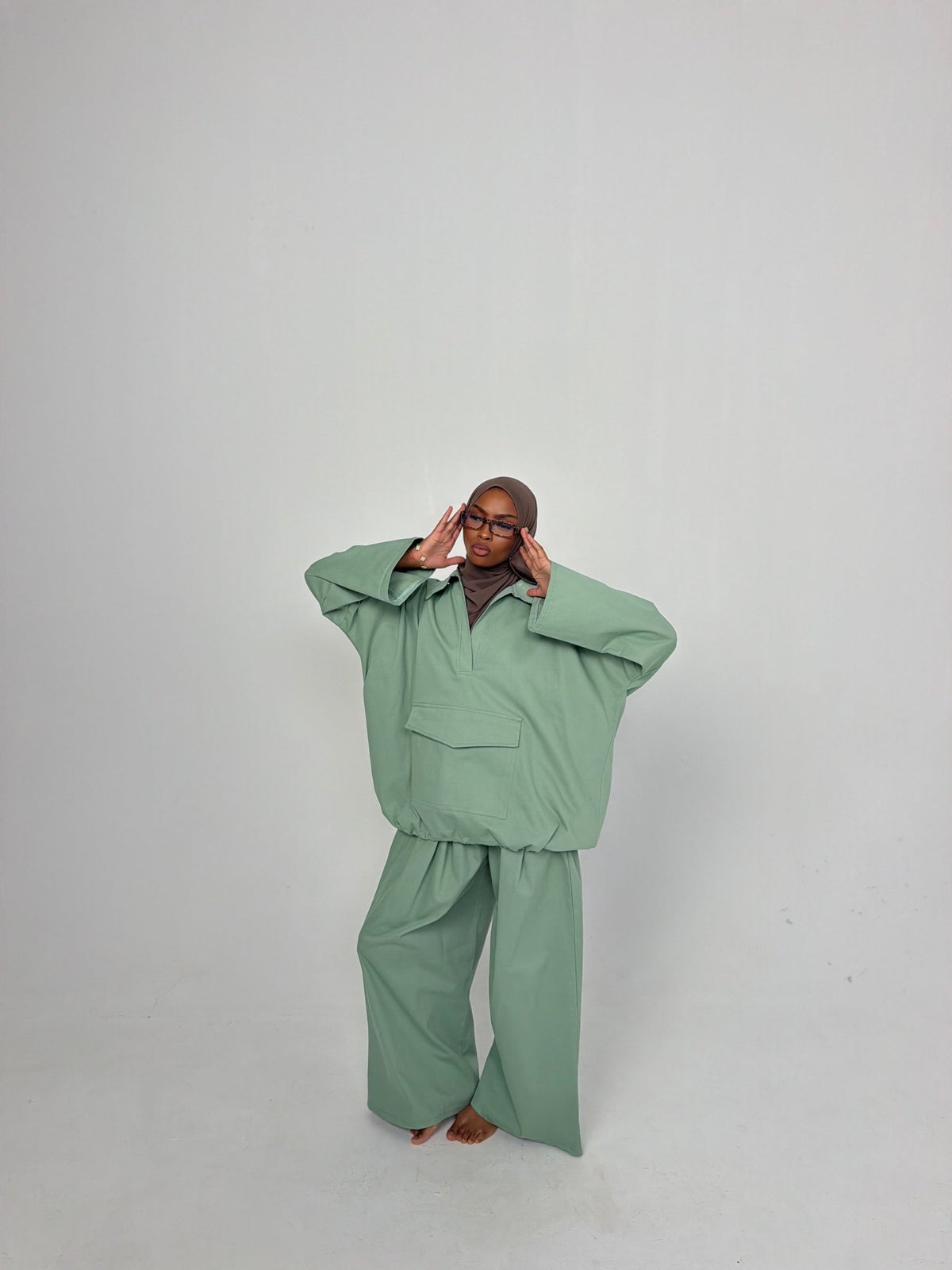 Ensemble Sarah - Vert sauge - TAHIRA