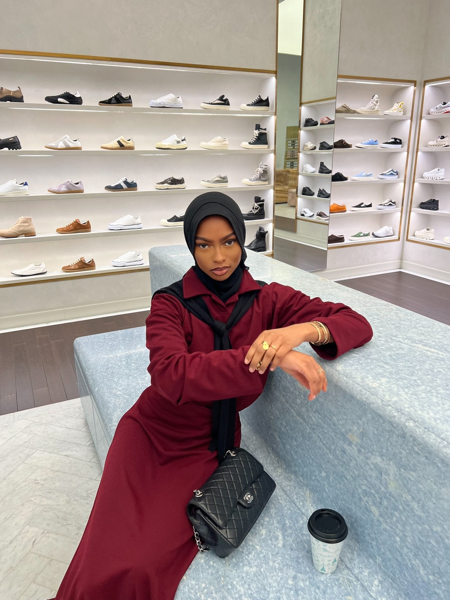 Ensemble Serena Rouge Bordeaux - TAHIRA