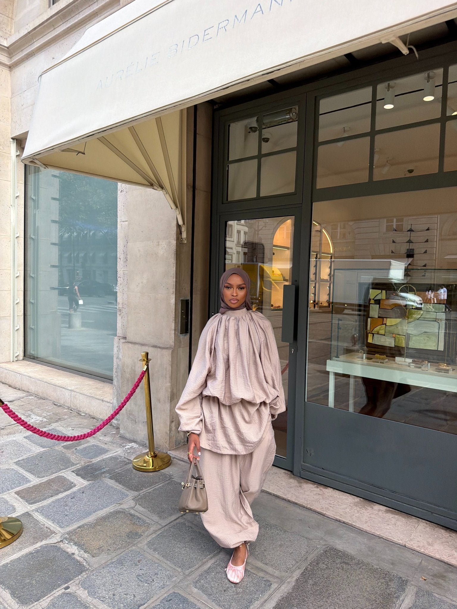 Ensemble Sira - Taupe rosé - TAHIRA