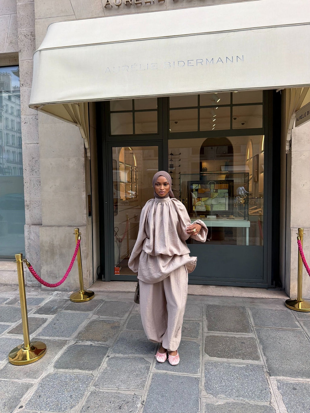 Ensemble Sira - Taupe rosé - TAHIRA