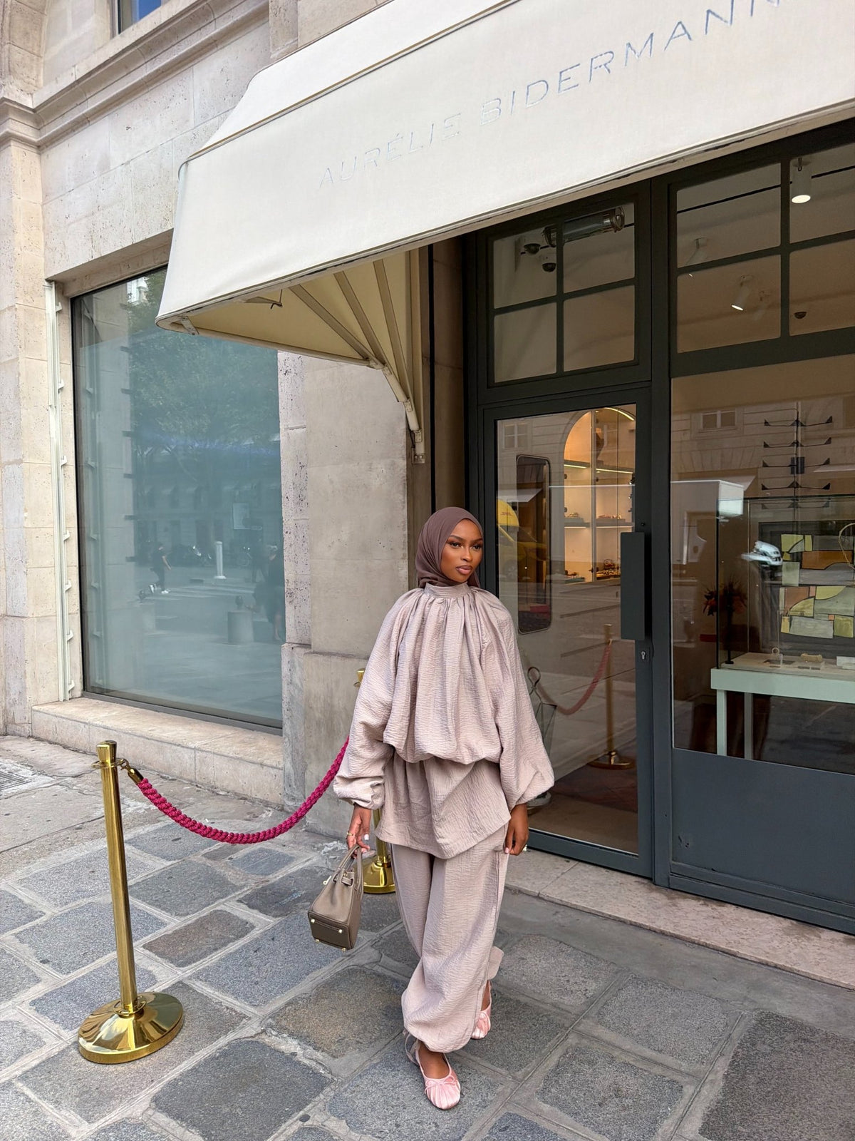 Ensemble Sira - Taupe rosé - TAHIRA