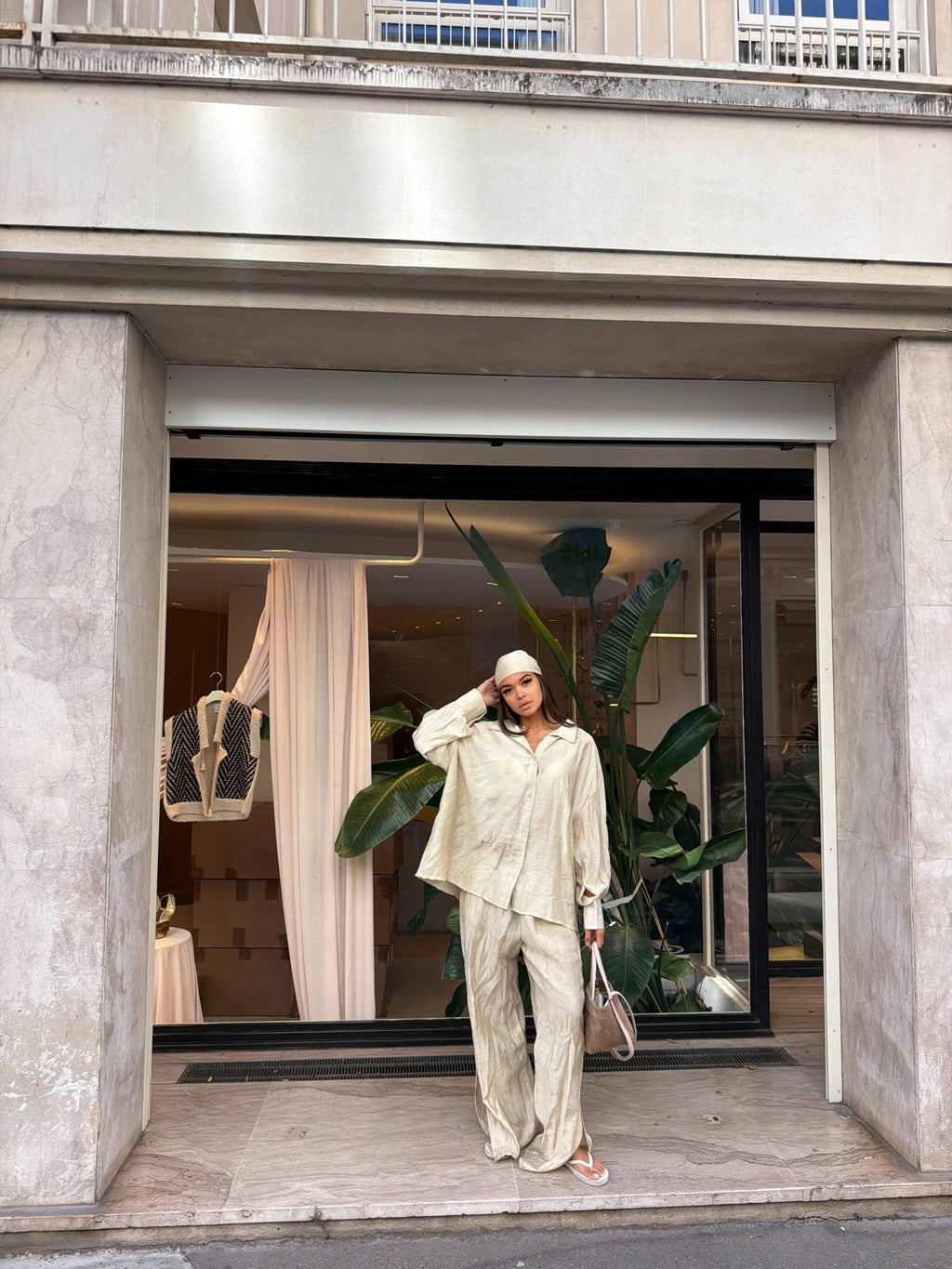 Ensemble Talia - Beige Doré - TAHIRA