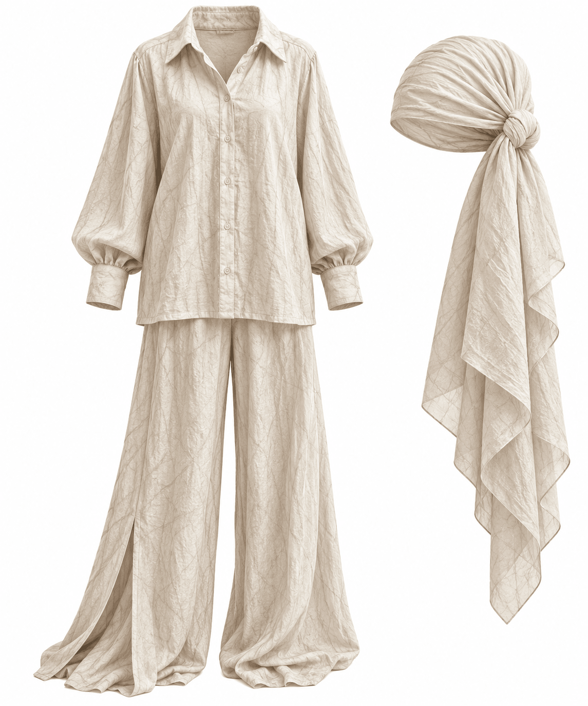 Ensemble Talia - Beige Doré - TAHIRA