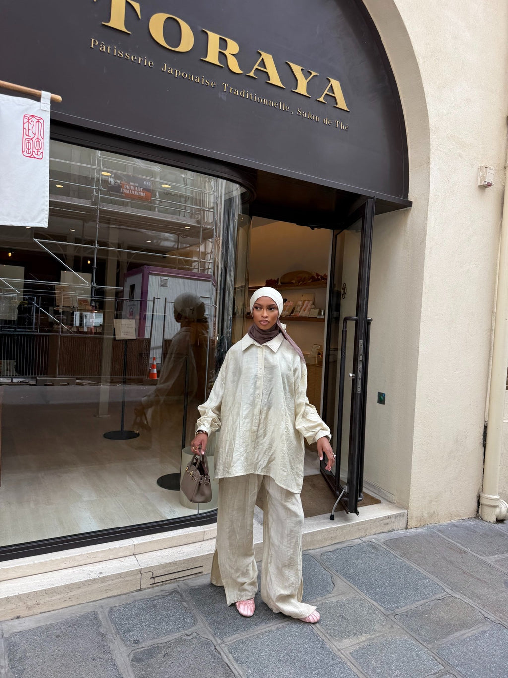 Ensemble Talia - Beige Doré - TAHIRA