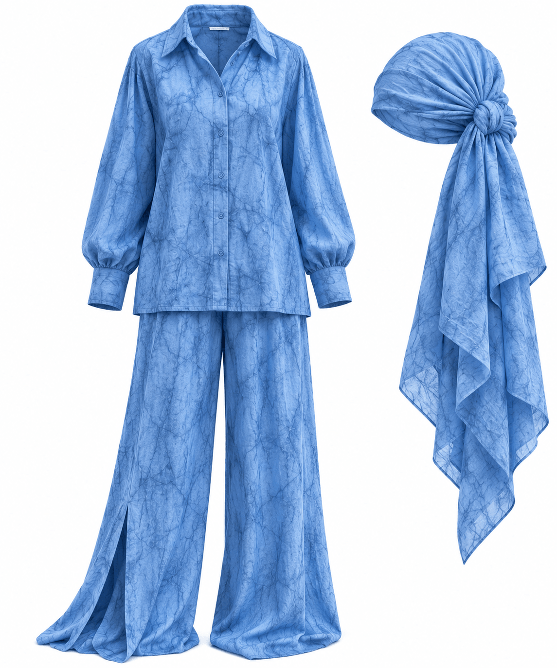 Ensemble Talia - Bleu Indigo - TAHIRA