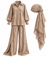 Ensemble Talia - Camel foncé