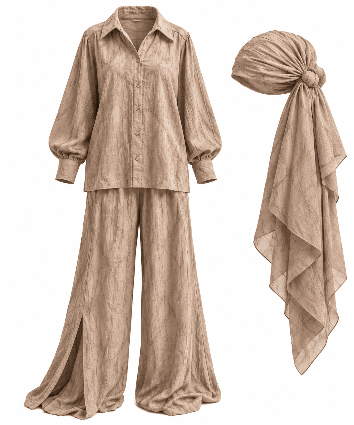 Ensemble Talia - Camel foncé - TAHIRA