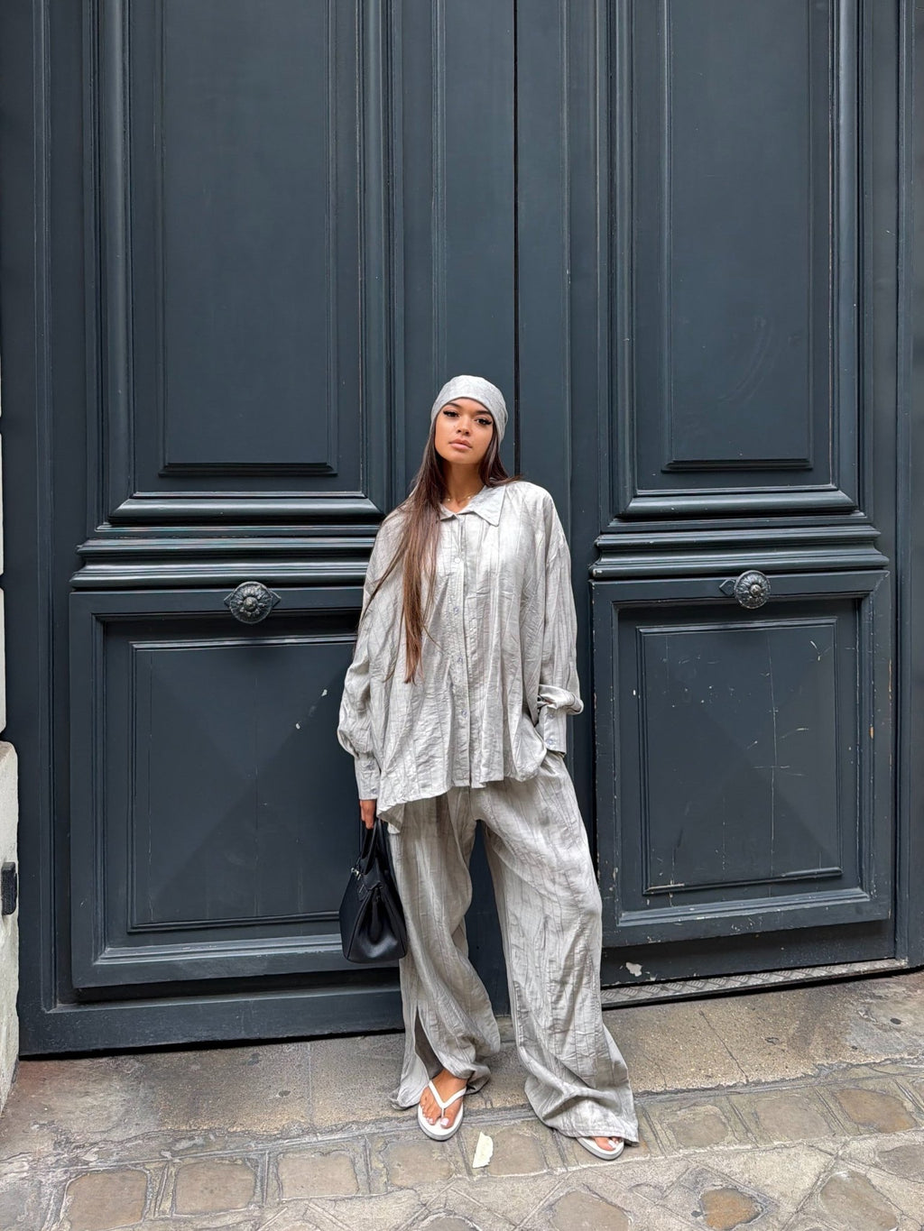Ensemble Talia - Gris perle - TAHIRA