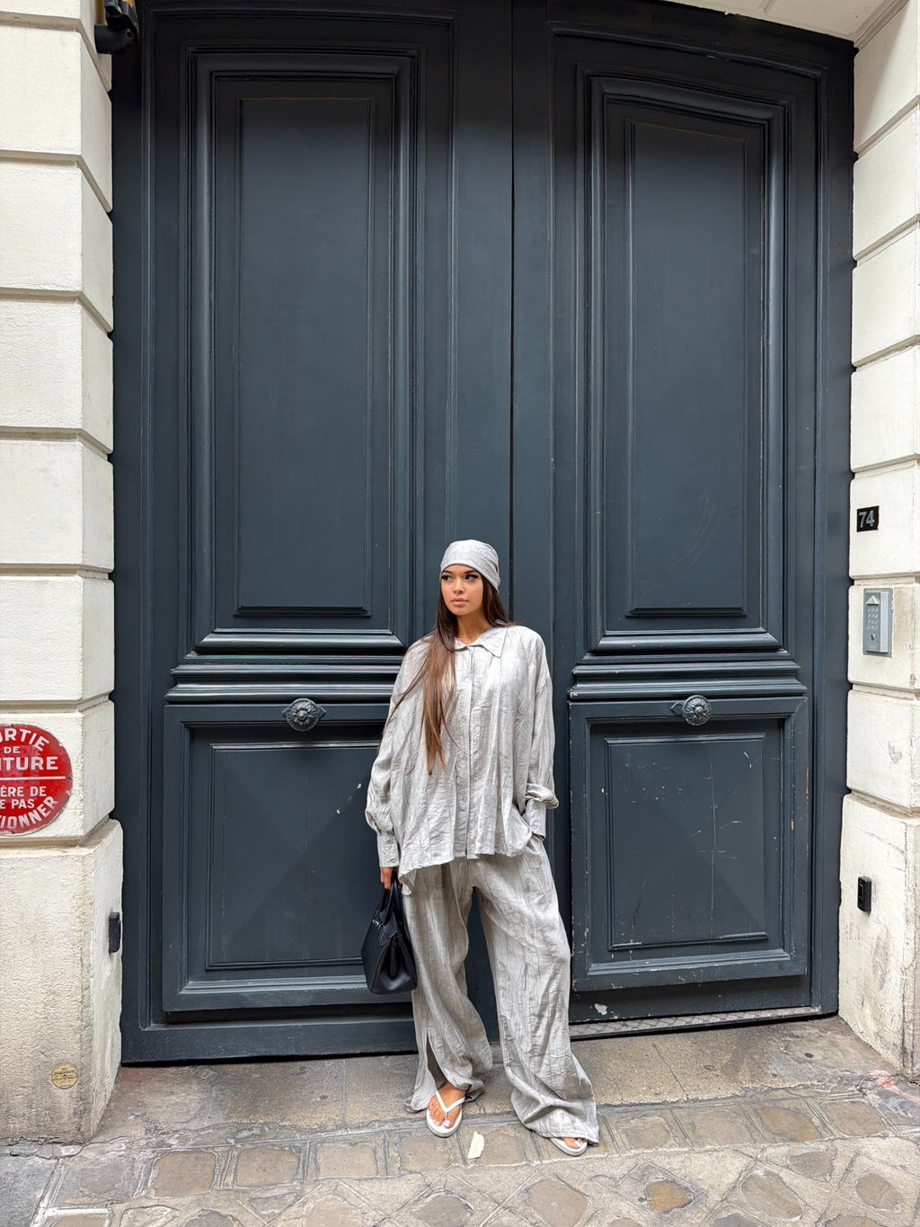 Ensemble Talia - Gris perle - TAHIRA