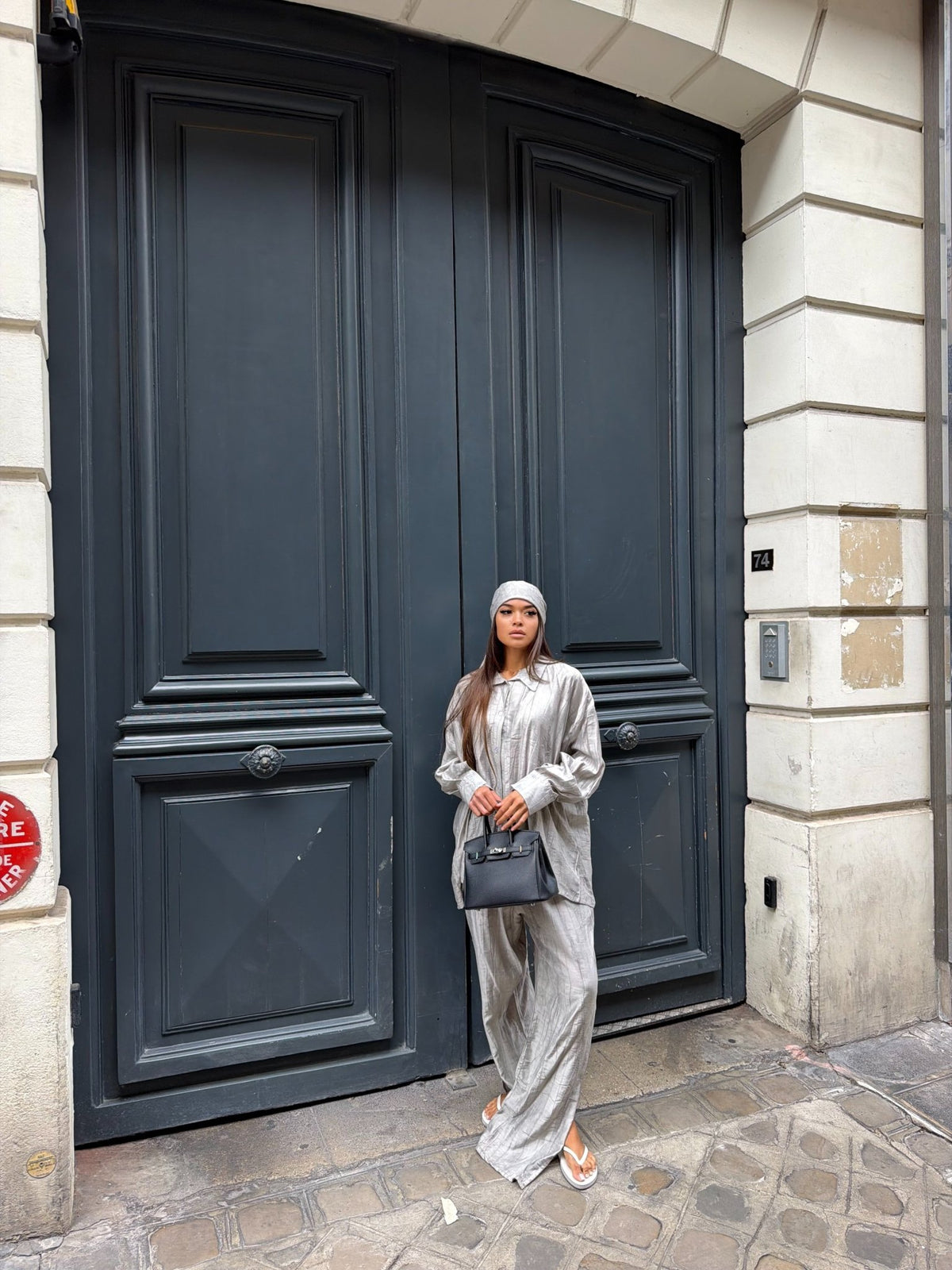 Ensemble Talia - Gris perle - TAHIRA