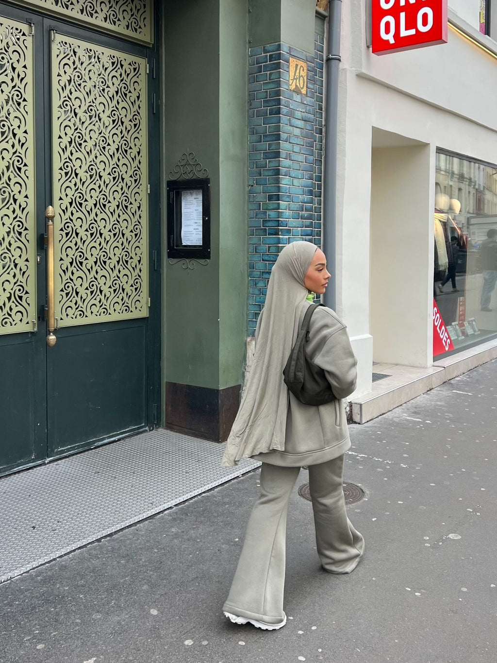 Ensemble Vichy Kaki - TAHIRA