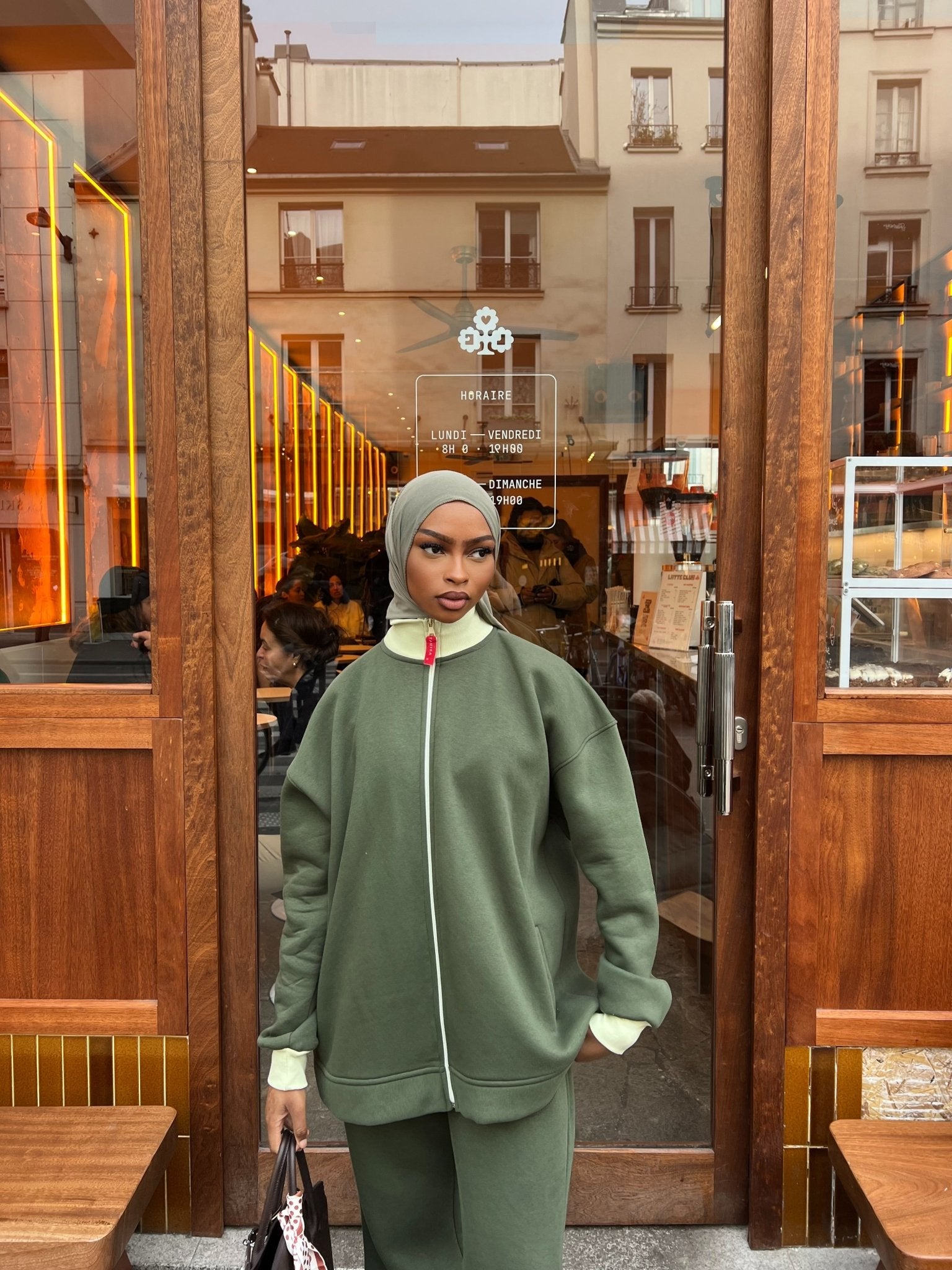 Ensemble Vichy Vert Émeraude - TAHIRA