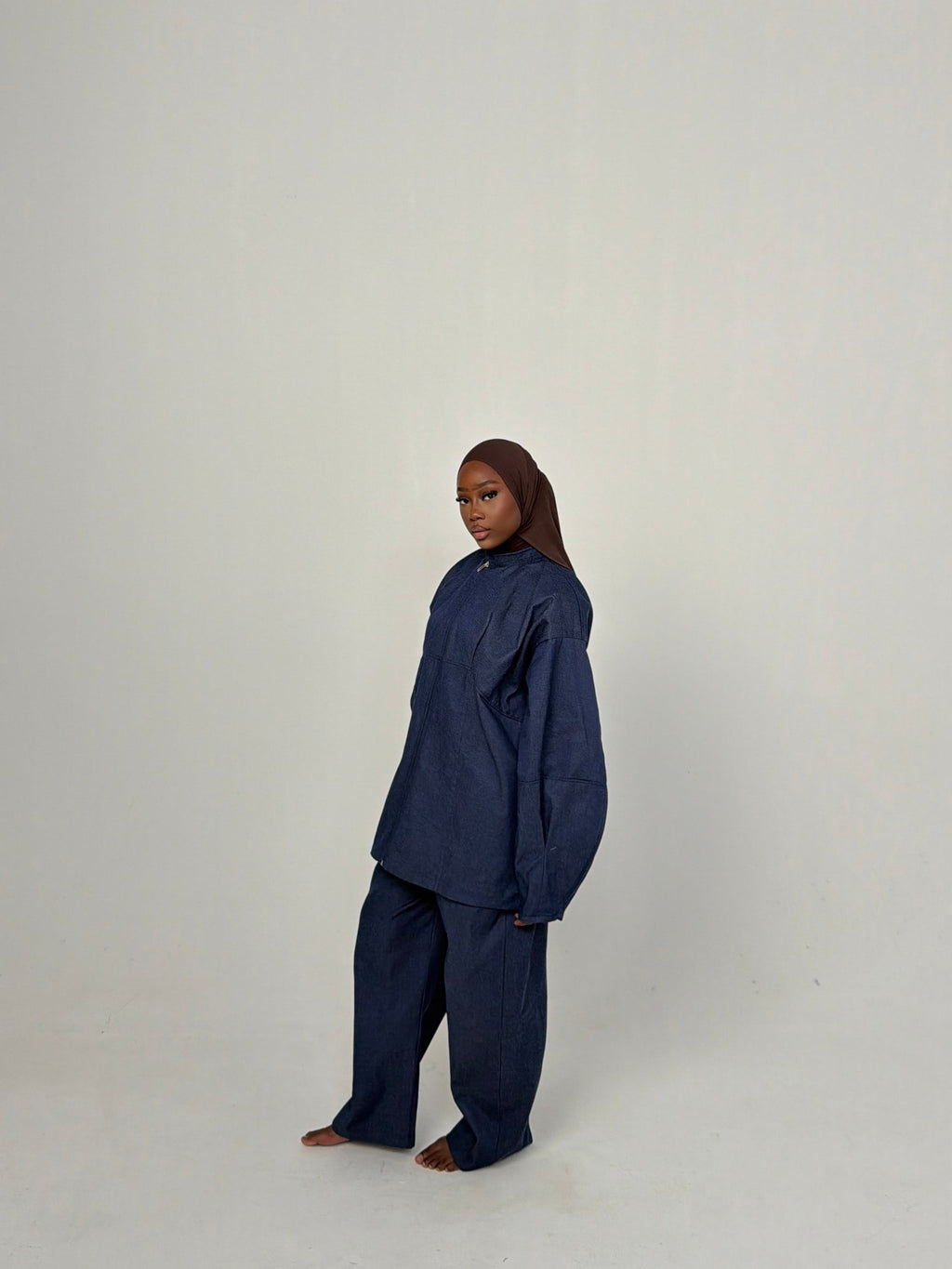 Ensemble Zara - Bleu denim - TAHIRA
