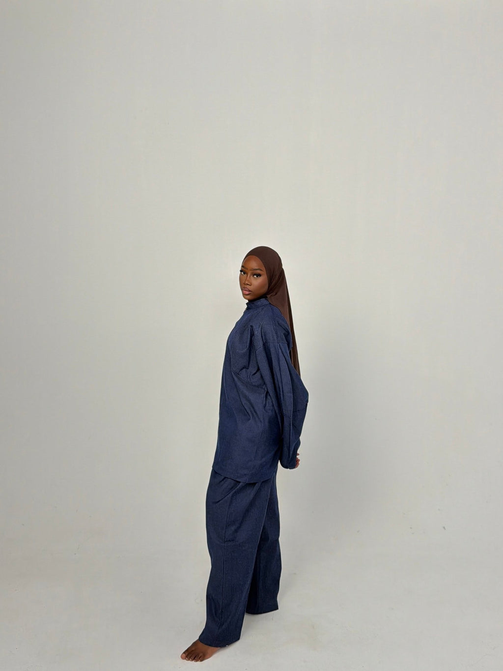 Ensemble Zara - Bleu denim - TAHIRA