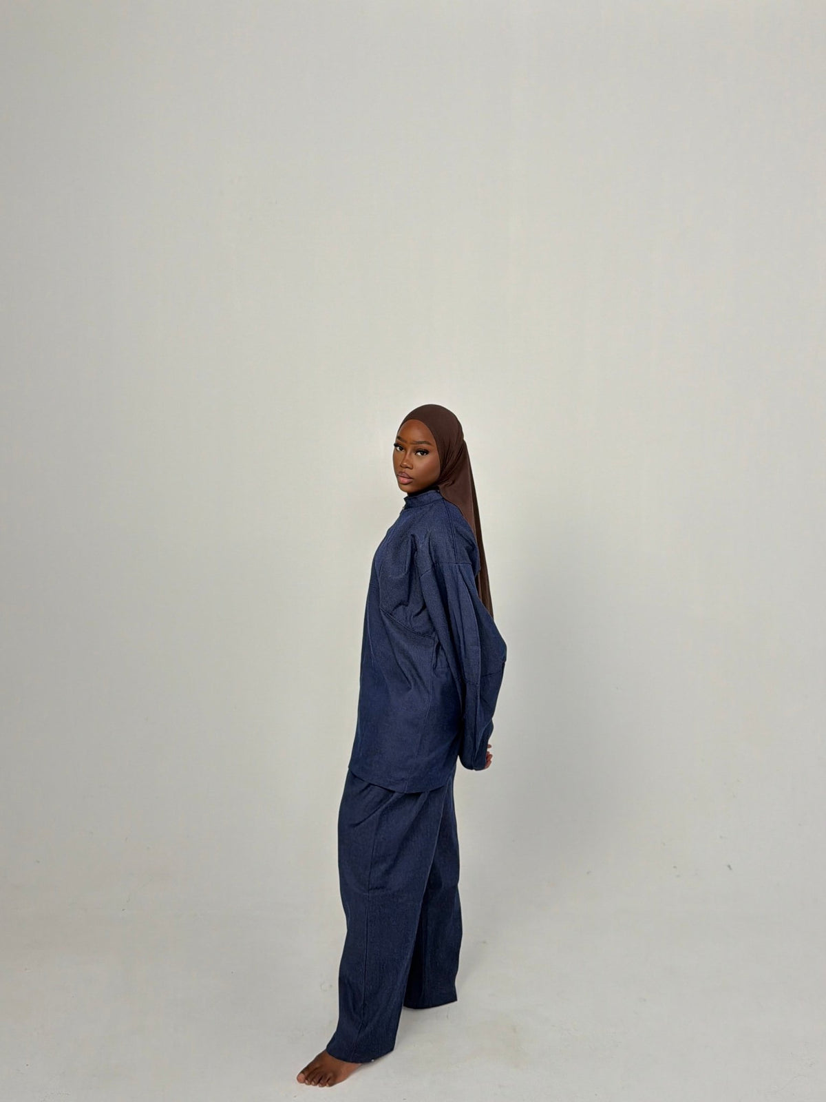 Ensemble Zara - Bleu denim - TAHIRA