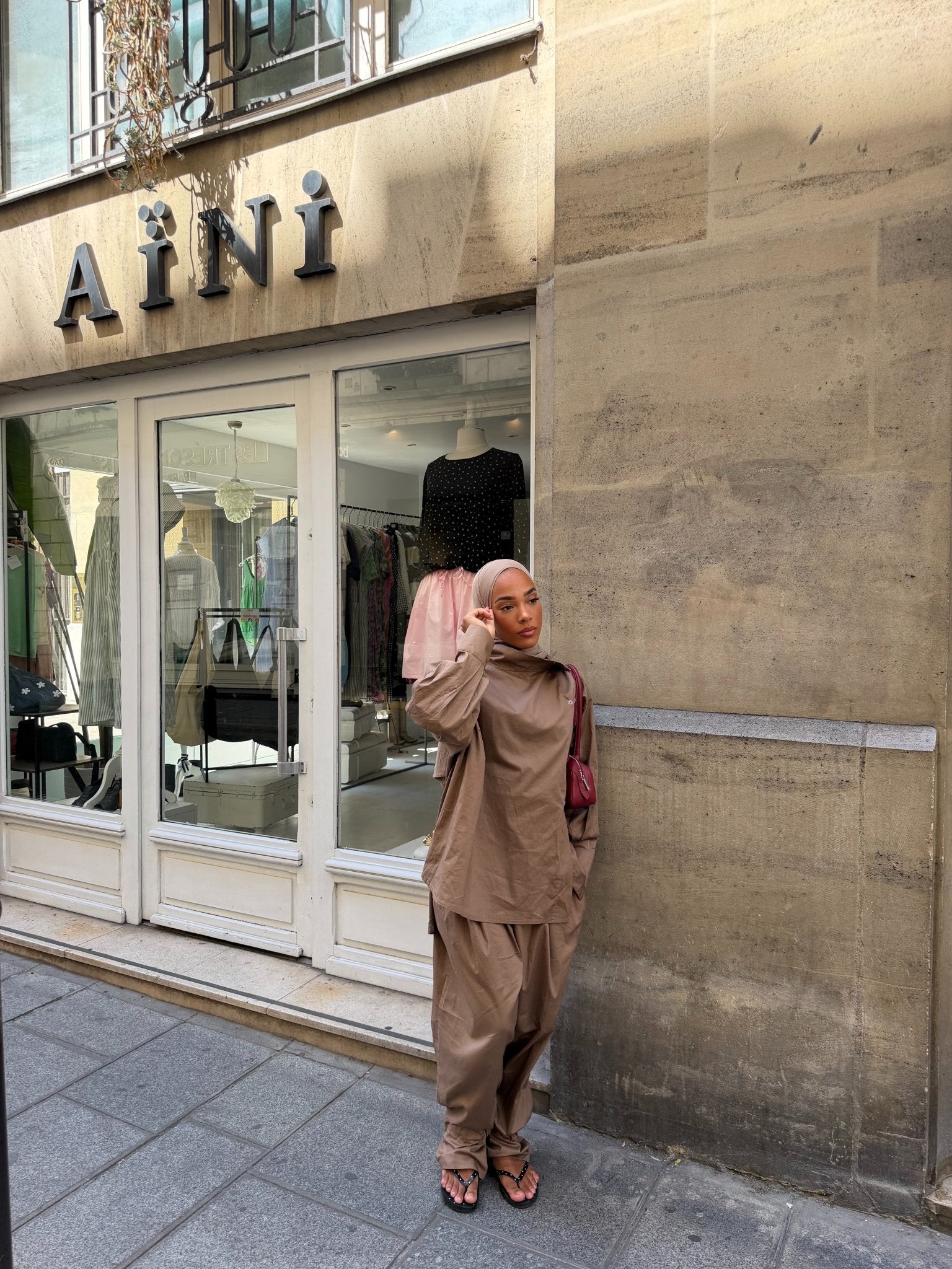 Ensemble Zayna Café au lait - TAHIRA