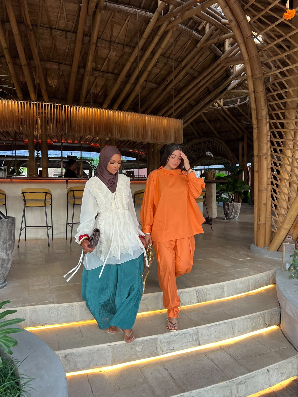 Ensemble Zayna Orange - TAHIRA