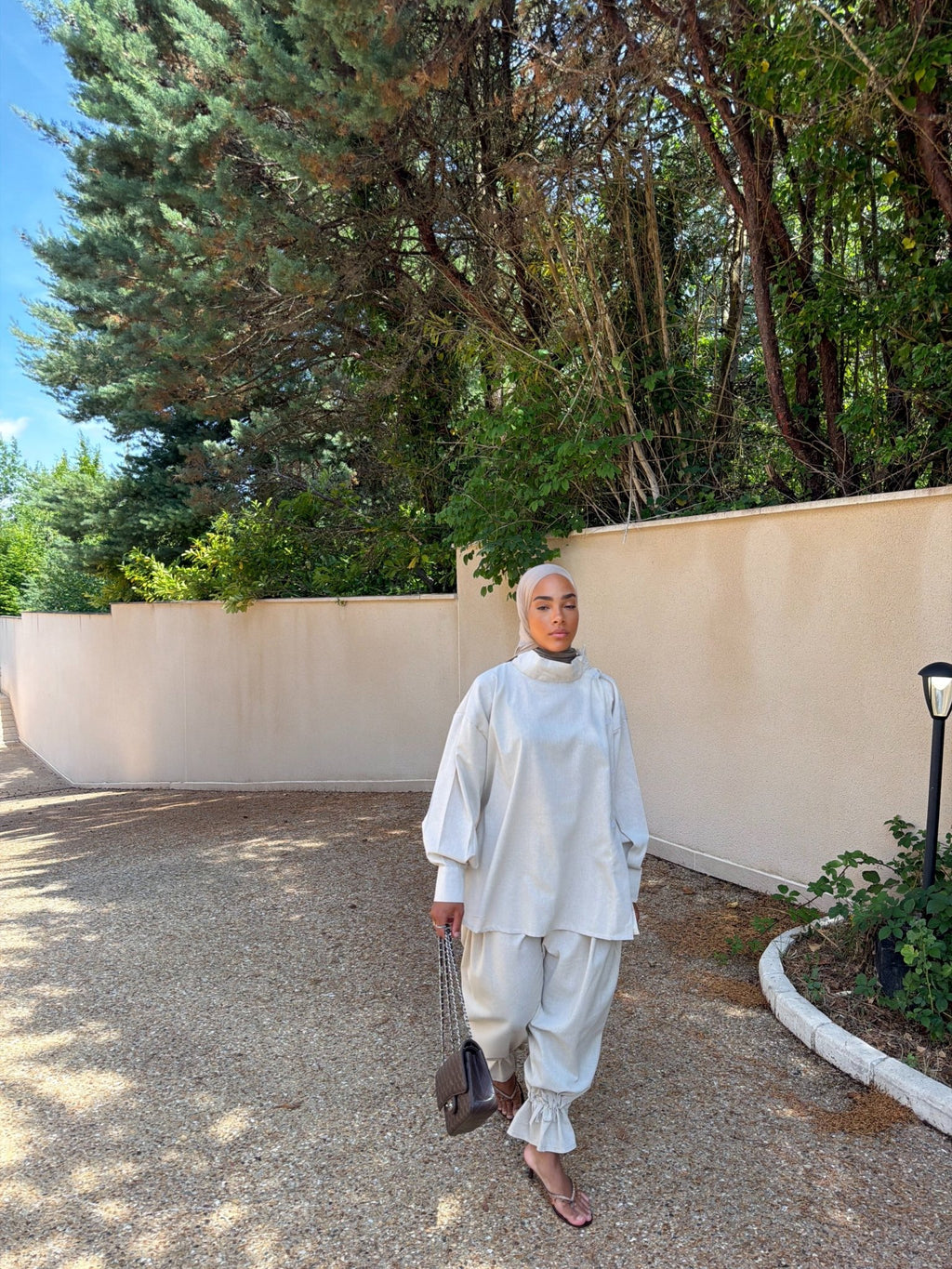 Ensemble Zayna V2 Beige - TAHIRA
