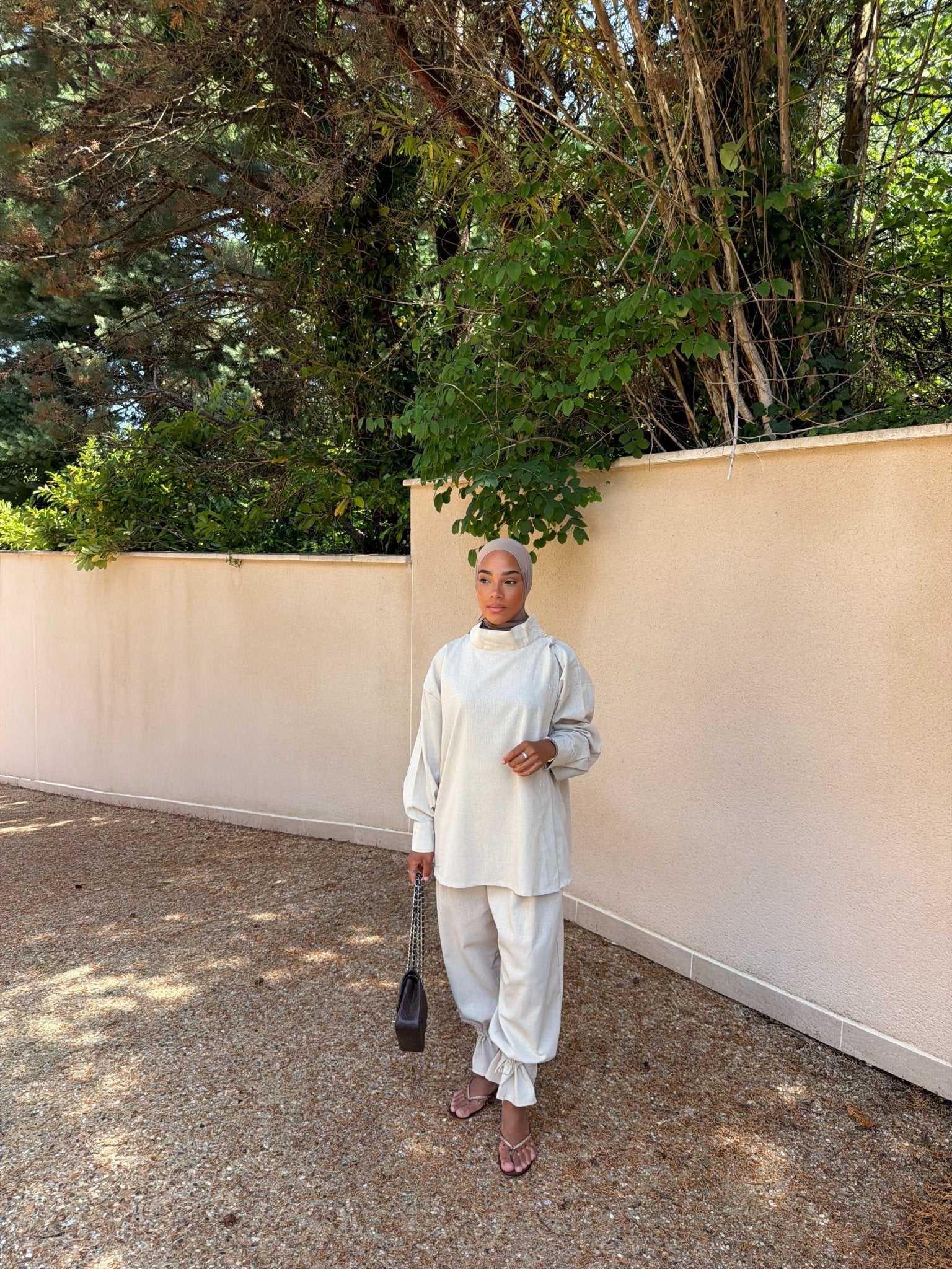 Ensemble Zayna V2 Beige - TAHIRA