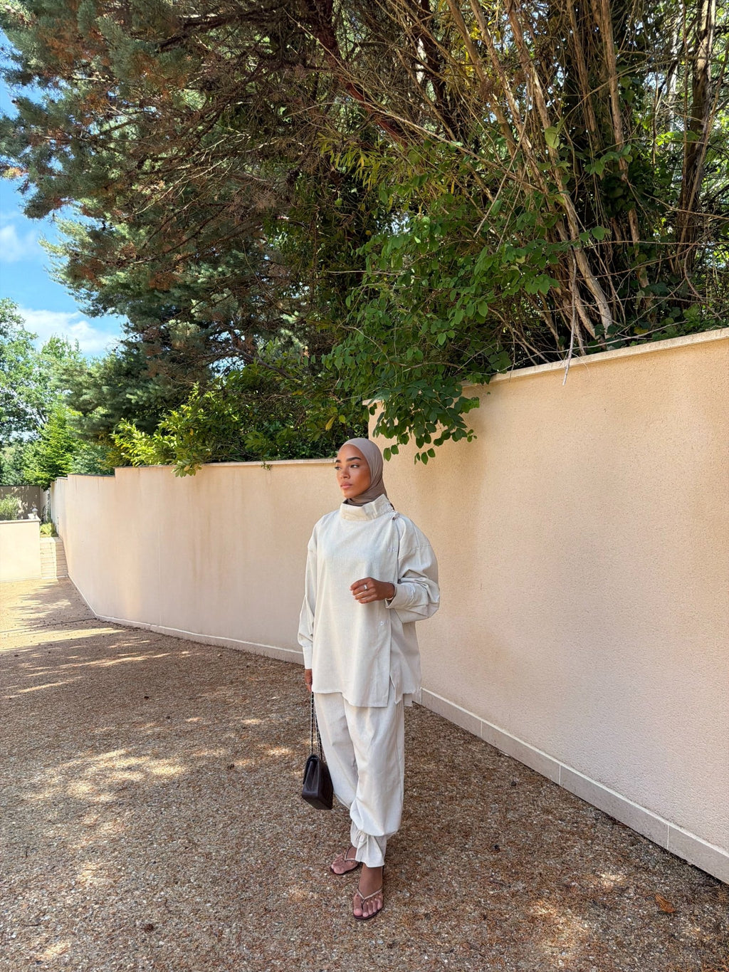 Ensemble Zayna V2 Beige - TAHIRA