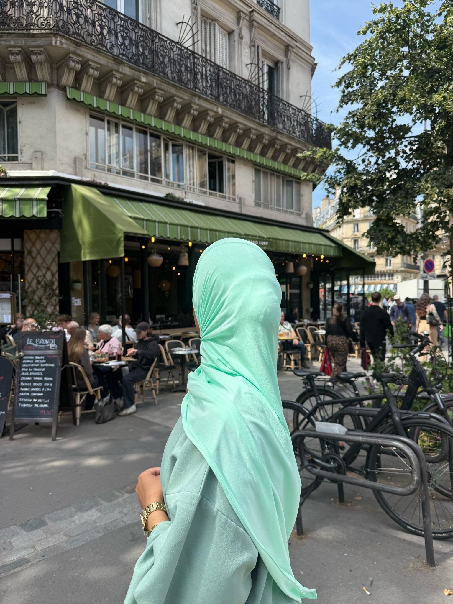 Hijab Jersey Premium Scuba ( Bleu Ciel ) - TAHIRA