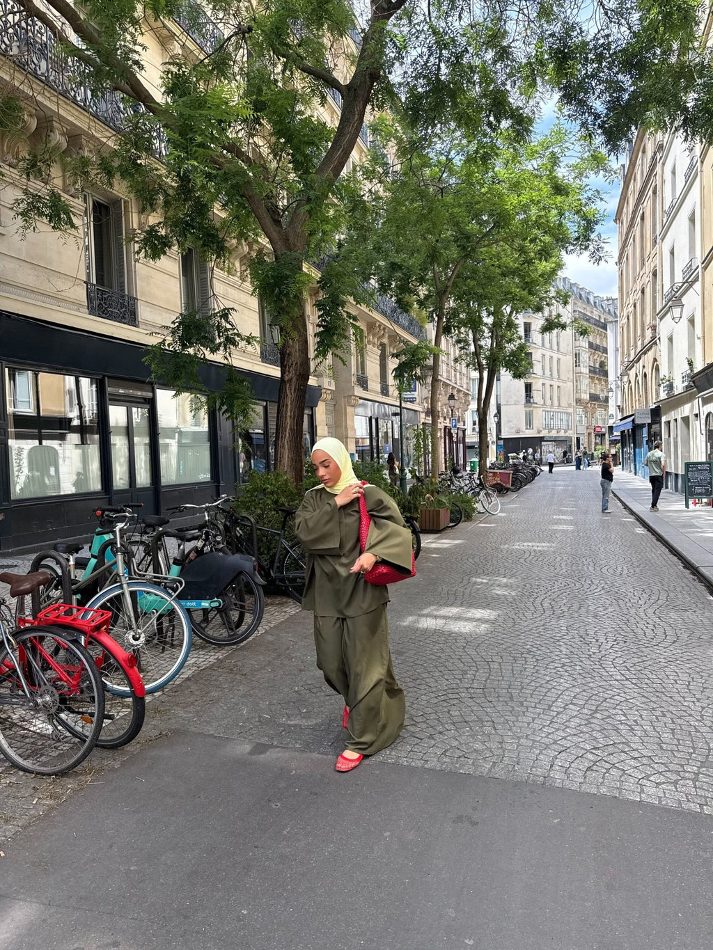Hijab Jersey Premium Scuba ( Jaune Fluo ) - TAHIRA