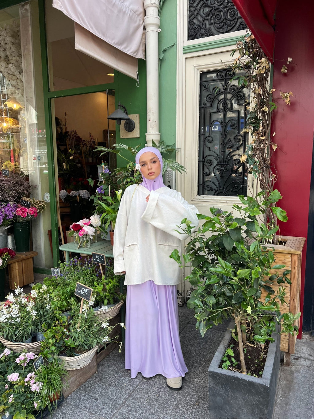 Hijab Jersey Premium Scuba ( Lila ) - TAHIRA