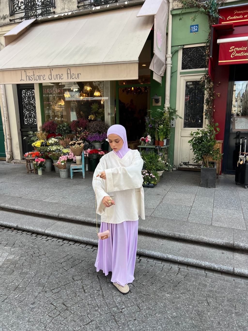 Hijab Jersey Premium Scuba ( Lila ) - TAHIRA