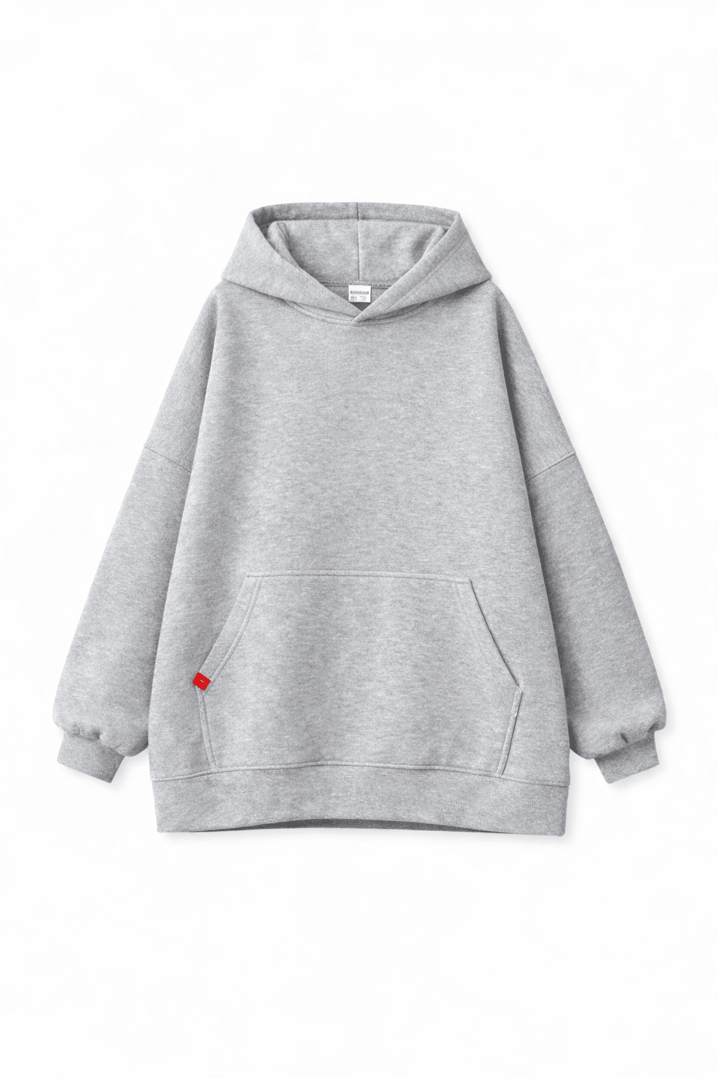 Hoodie Oversize Heavy Gris - TAHIRA