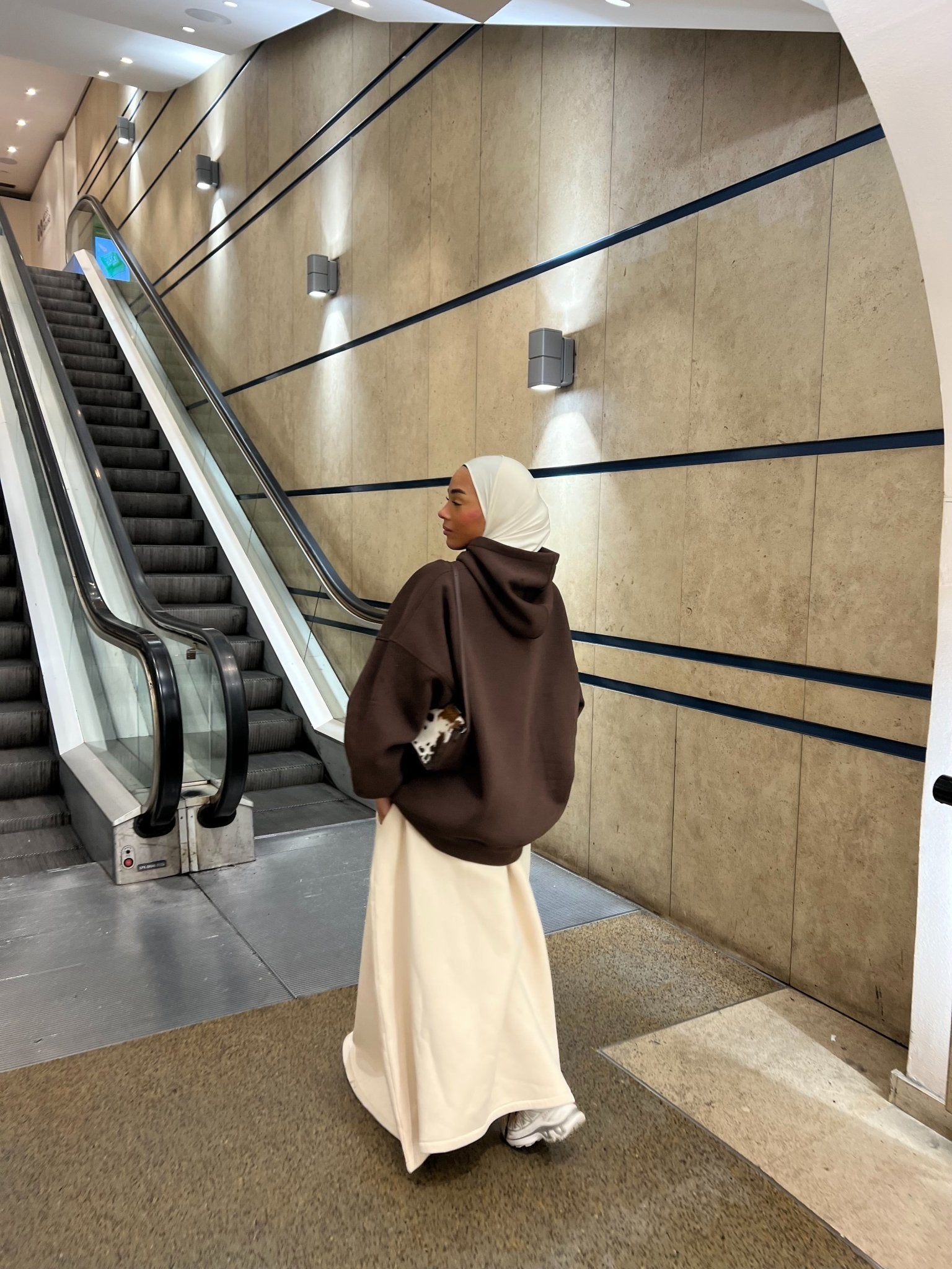 Hoodie Oversize Heavy Marron - TAHIRA