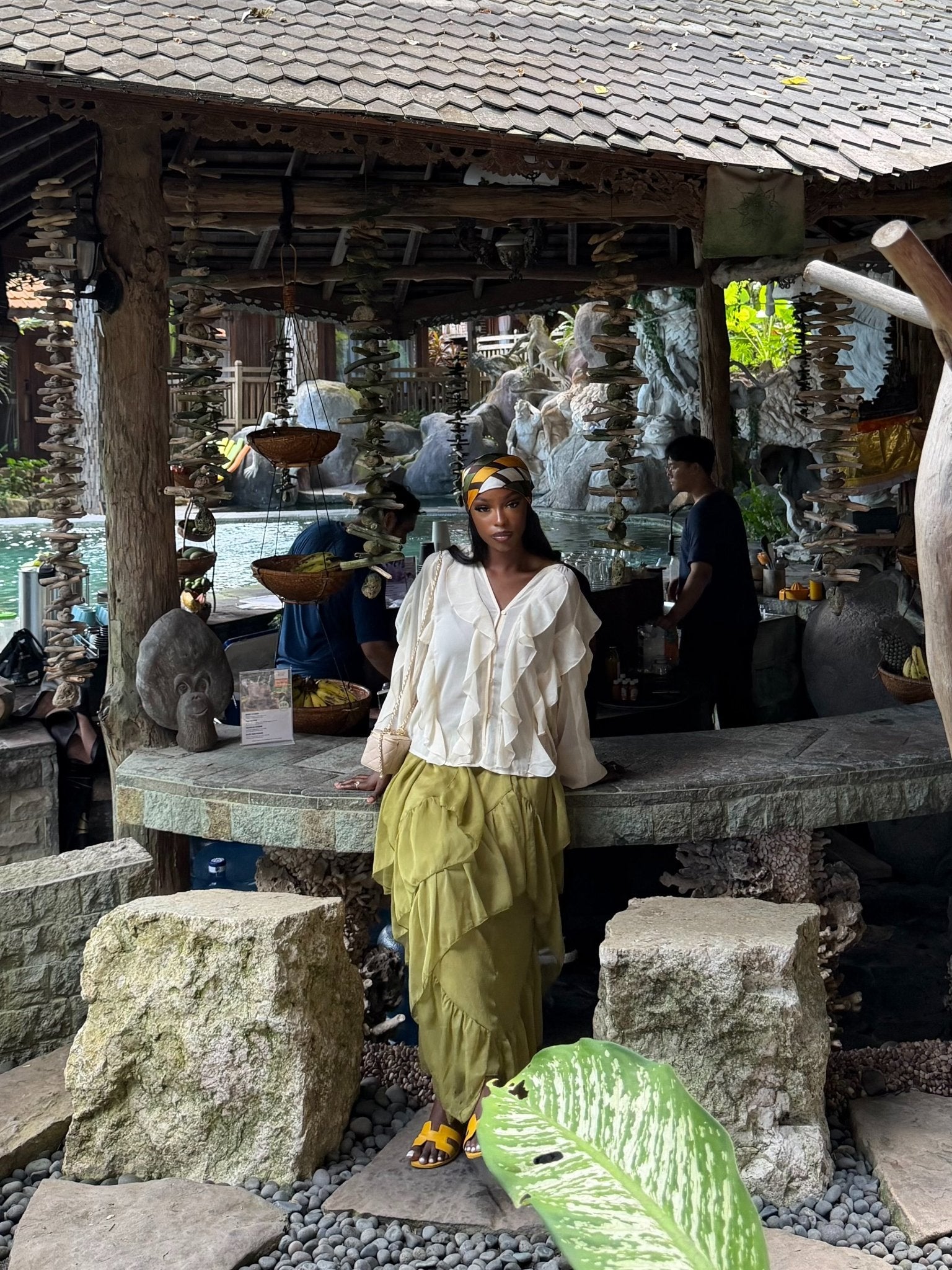 Jupe Anaïs - Vert - TAHIRA
