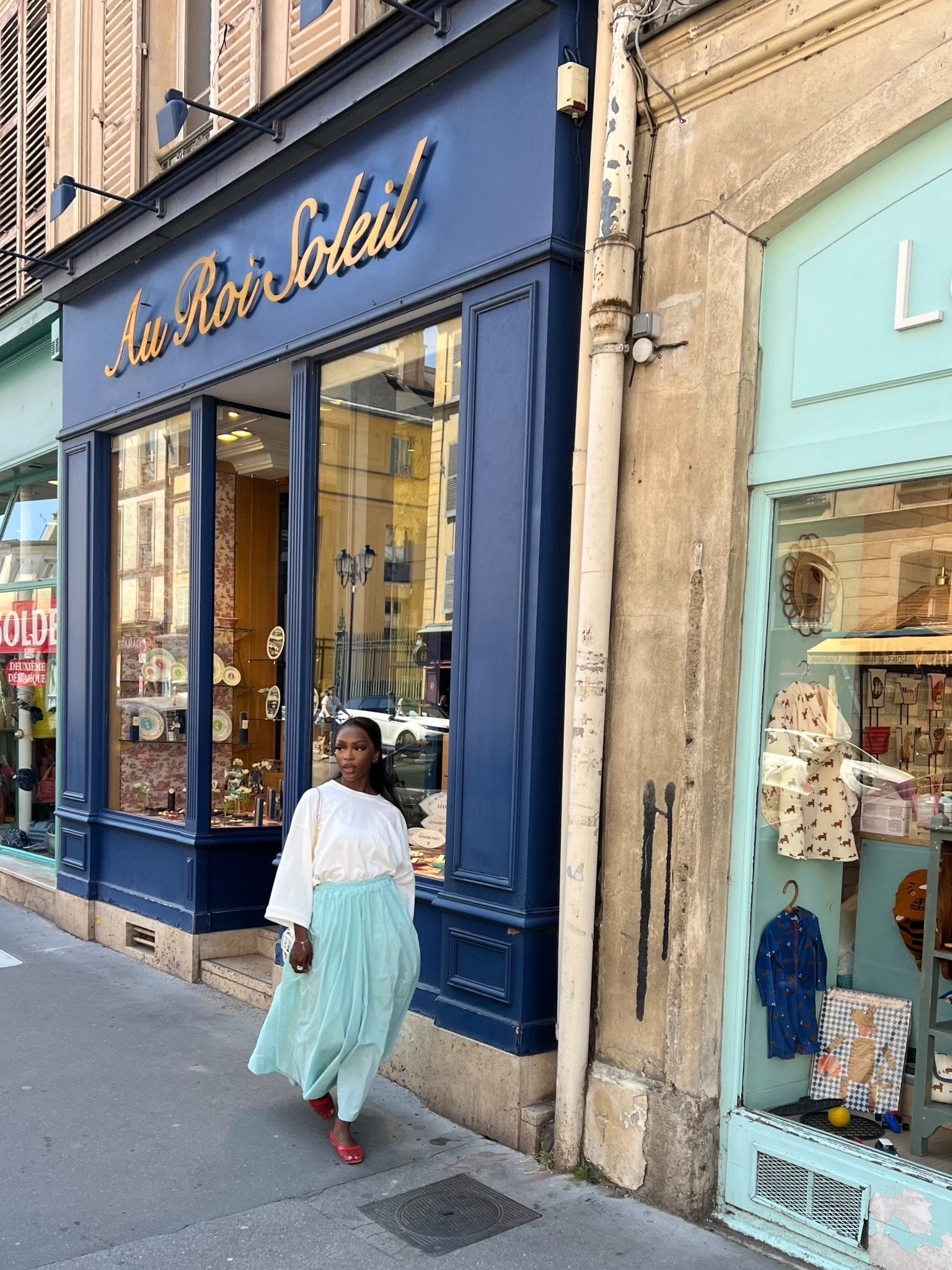 Jupe Basic Monica Bleu Ciel - TAHIRA