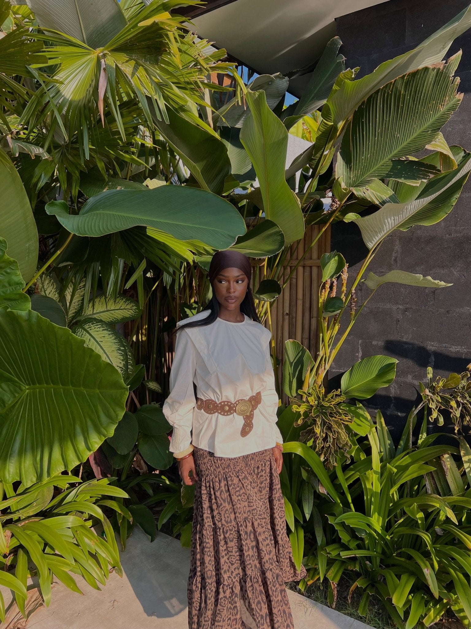 Jupe Garance - Marron - TAHIRA