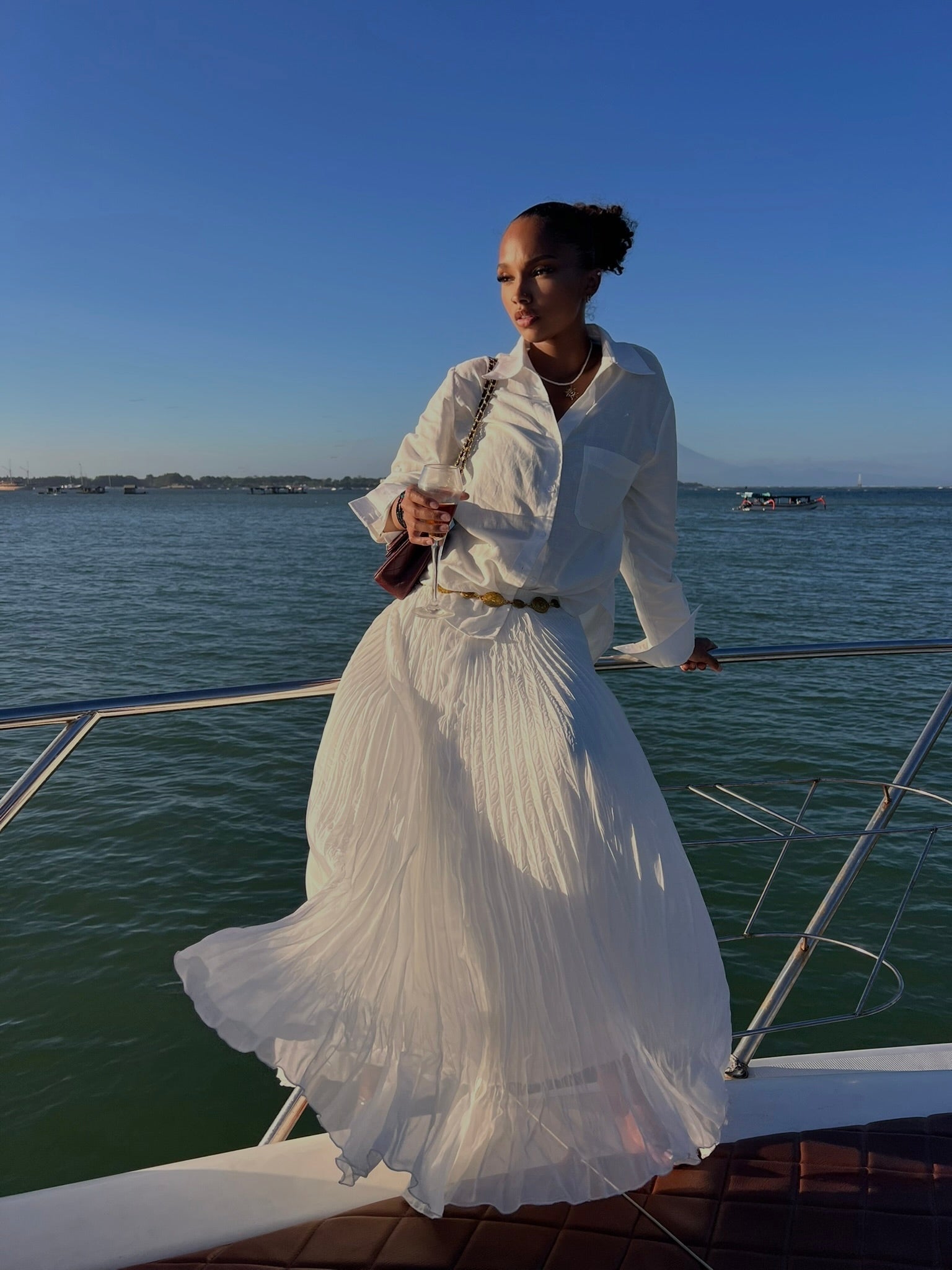 Jupe Héloïse - Blanc - TAHIRA