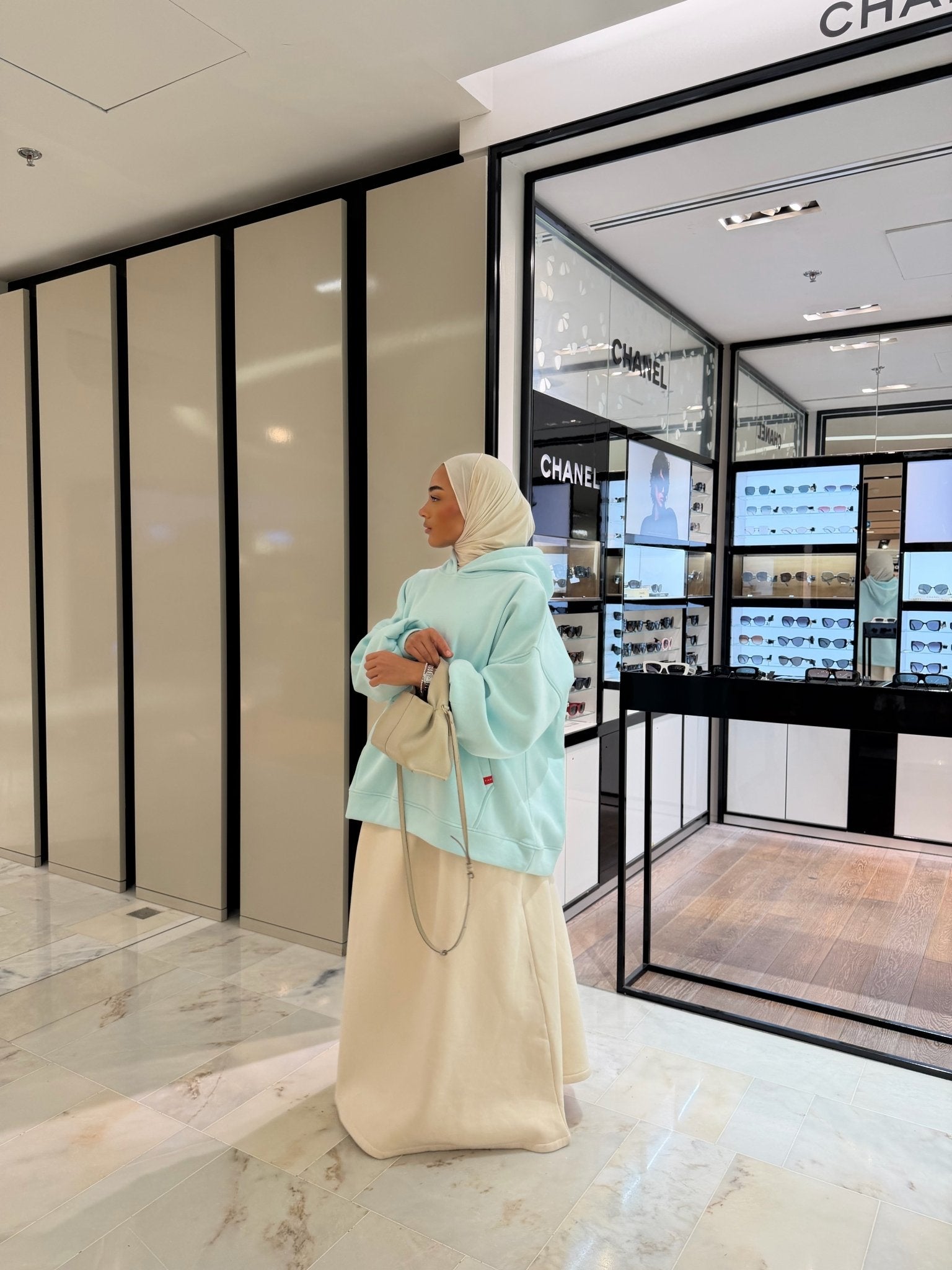 Jupe Hoodie Taupe - TAHIRA