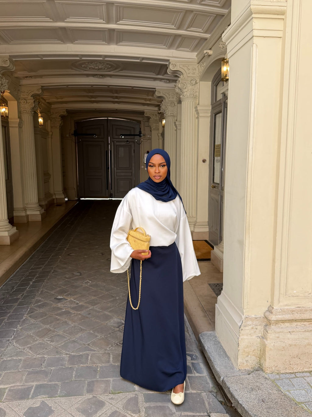 Jupe Inès Bleu nuit - TAHIRA